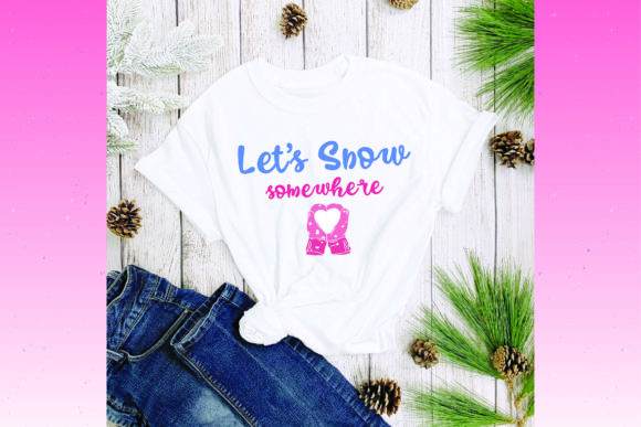 Snow Flake Font Poster 3
