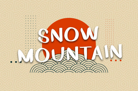 Snow Mountain Font Poster 1