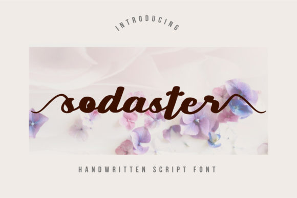 Sodaster Font Poster 1