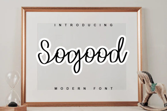 Sogood Font Poster 1