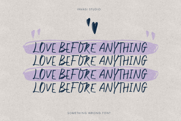 Something Wrong Font Poster 7