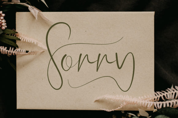 Sorry Font Poster 1