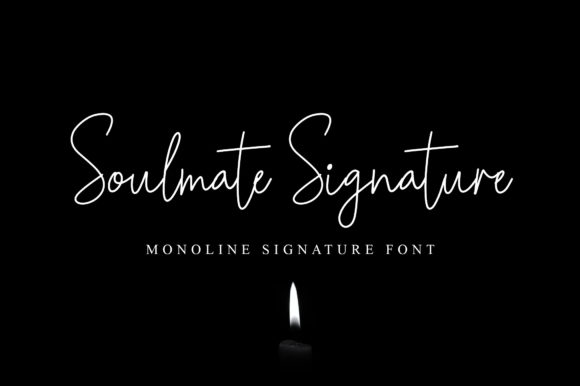 Soulmate Signature Font Poster 1