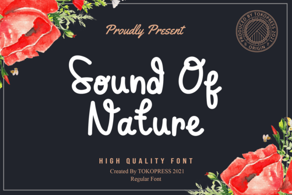 Sound of Nature Font Poster 1