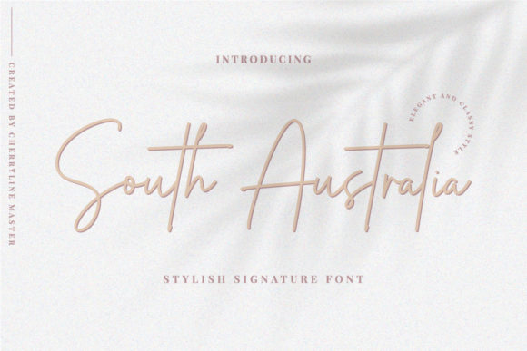 South Australia Font Poster 1