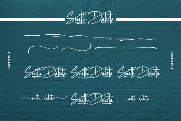 South Dakota Font Poster 7