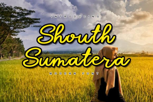 South Sumatera Font Poster 1
