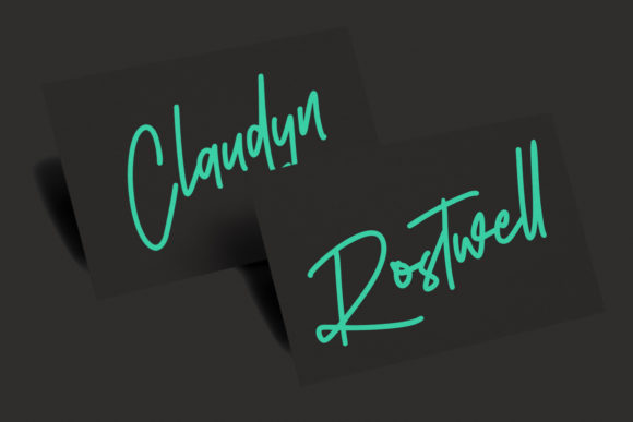 Southavely Script Font Poster 7