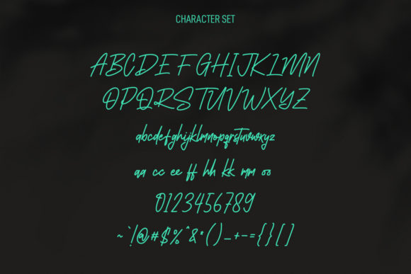 Southavely Script Font Poster 8