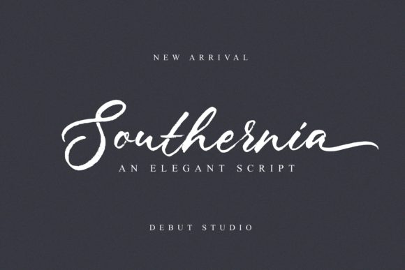 Southernia Script Font Poster 1