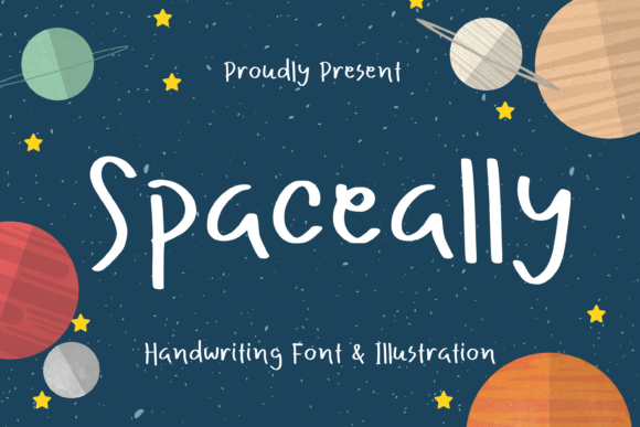 Spaceally Font Spaceally Font Poster 1