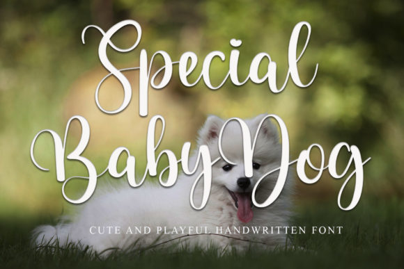 Special Baby Dog Font Poster 1