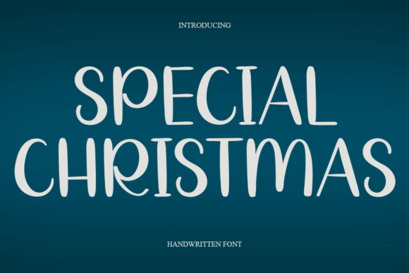 Special Christmas Font Poster 1