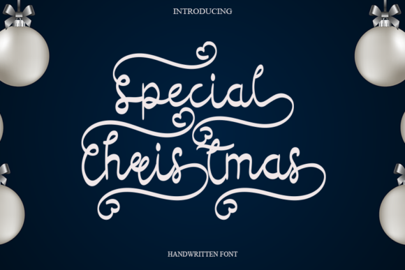 Special Christmas Font Poster 1