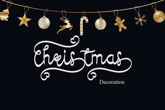 Special Christmas Font Poster 2