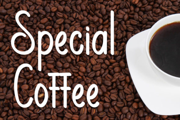 Special Coffee Font Poster 1