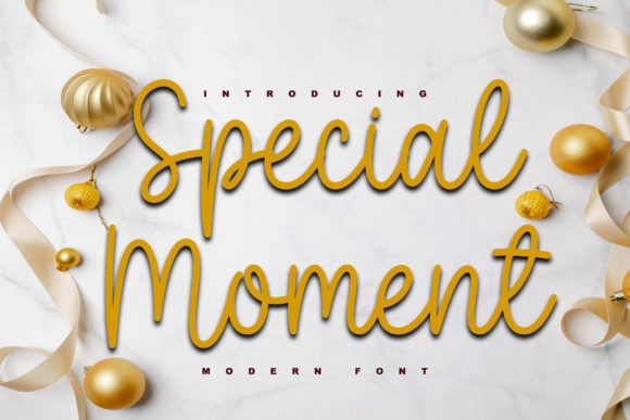 Special Moment Font