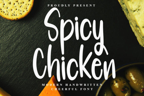 Spicy Chicken Font Poster 1