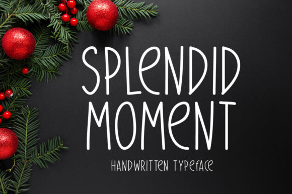 Splendid Moment Font Poster 1