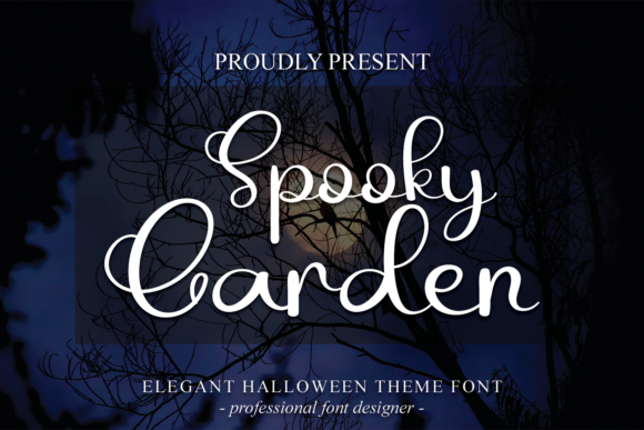 Spooky Garden Font Poster 1