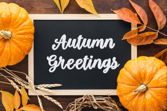 Spooky Glitter Font Poster 4