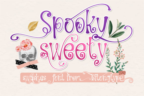 Spooky Sweety Font Poster 1