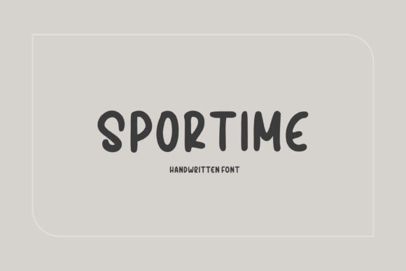 Sportime Font Poster 1