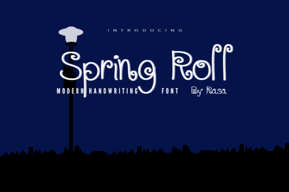 Spring Roll Font Poster 1