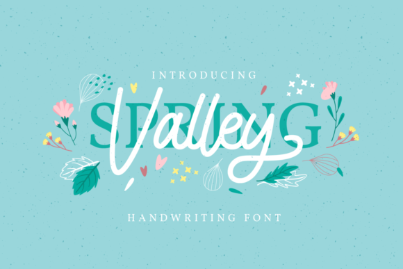 Spring Valey Font Poster 1