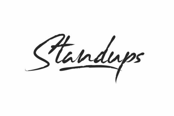 Standups Font Poster 1