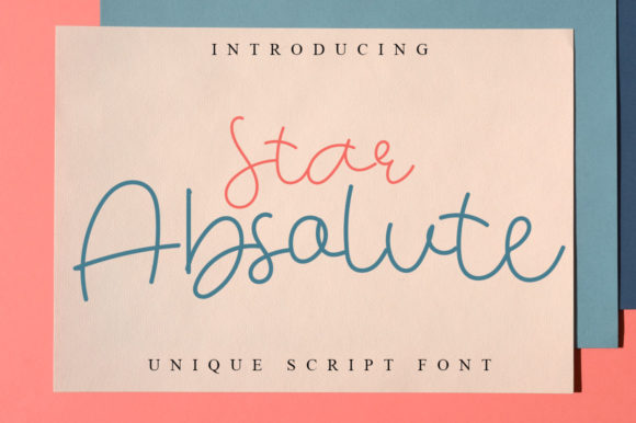 Star Absolute Font Poster 1