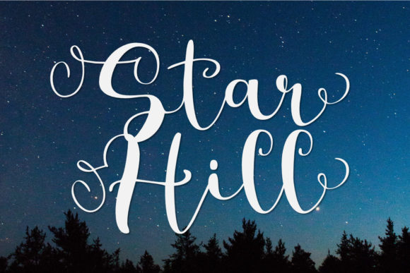 Star Hill Font Poster 1