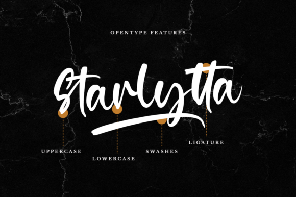 Stargold Font Poster 9