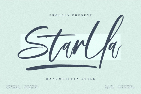 Starlla Font Poster 1