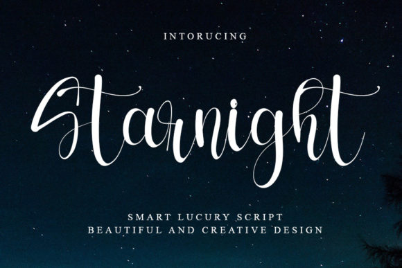 Starnight Font Poster 1