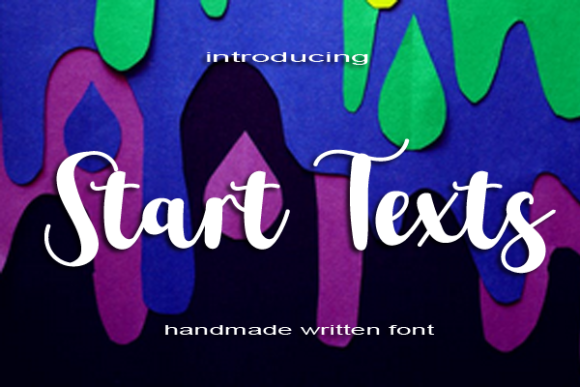 Start Texts Font