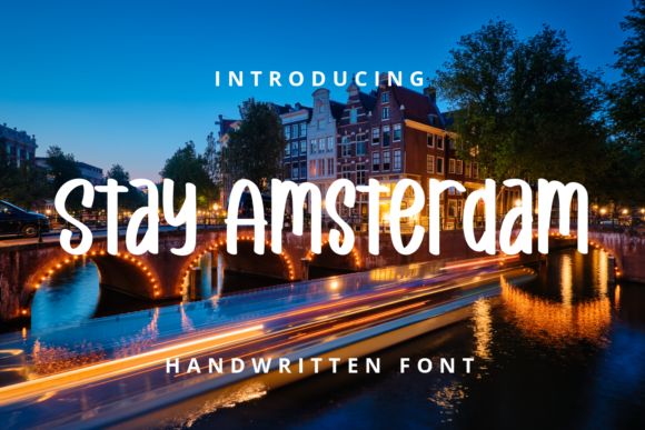 Stay Amsterdam Font Poster 1