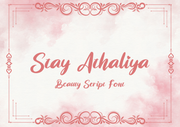 Stay Athaliya Font Poster 1