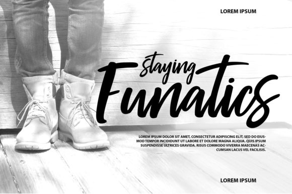 Stay Funatics Font Poster 3