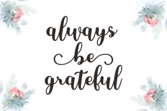 Stay Gracious Font Poster 2