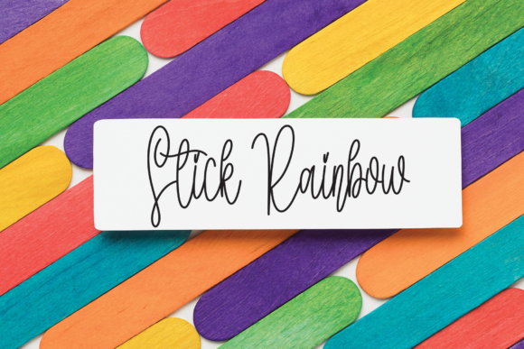 Stay Signature Font Poster 4