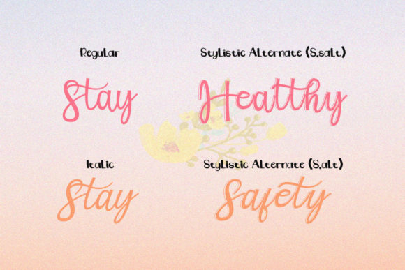 Stay Smile Font Poster 4