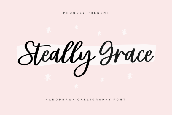 Steally Grace Font Poster 1