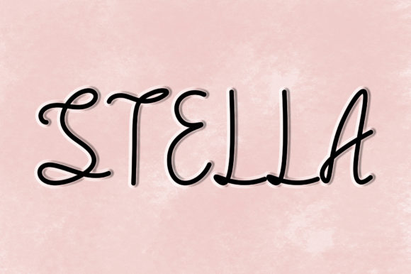 Stella Font Poster 1