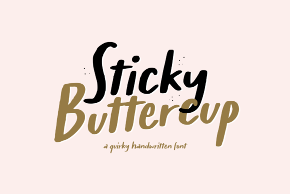 Sticky Buttercup Font