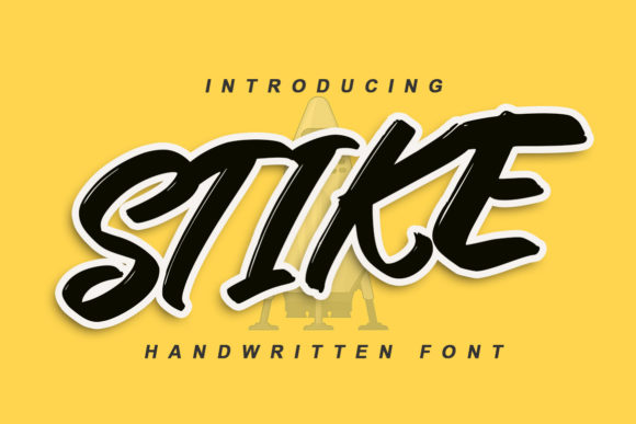 Stike Font Poster 1