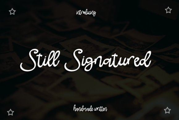 Still Signatured Font