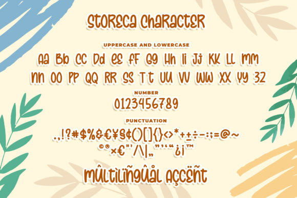 Storeca Font Poster 6