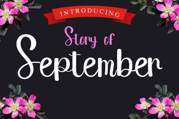 Story of September Font Poster 1
