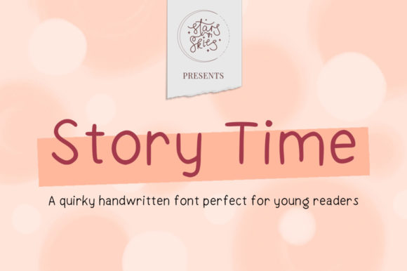 Story Time Font Poster 1
